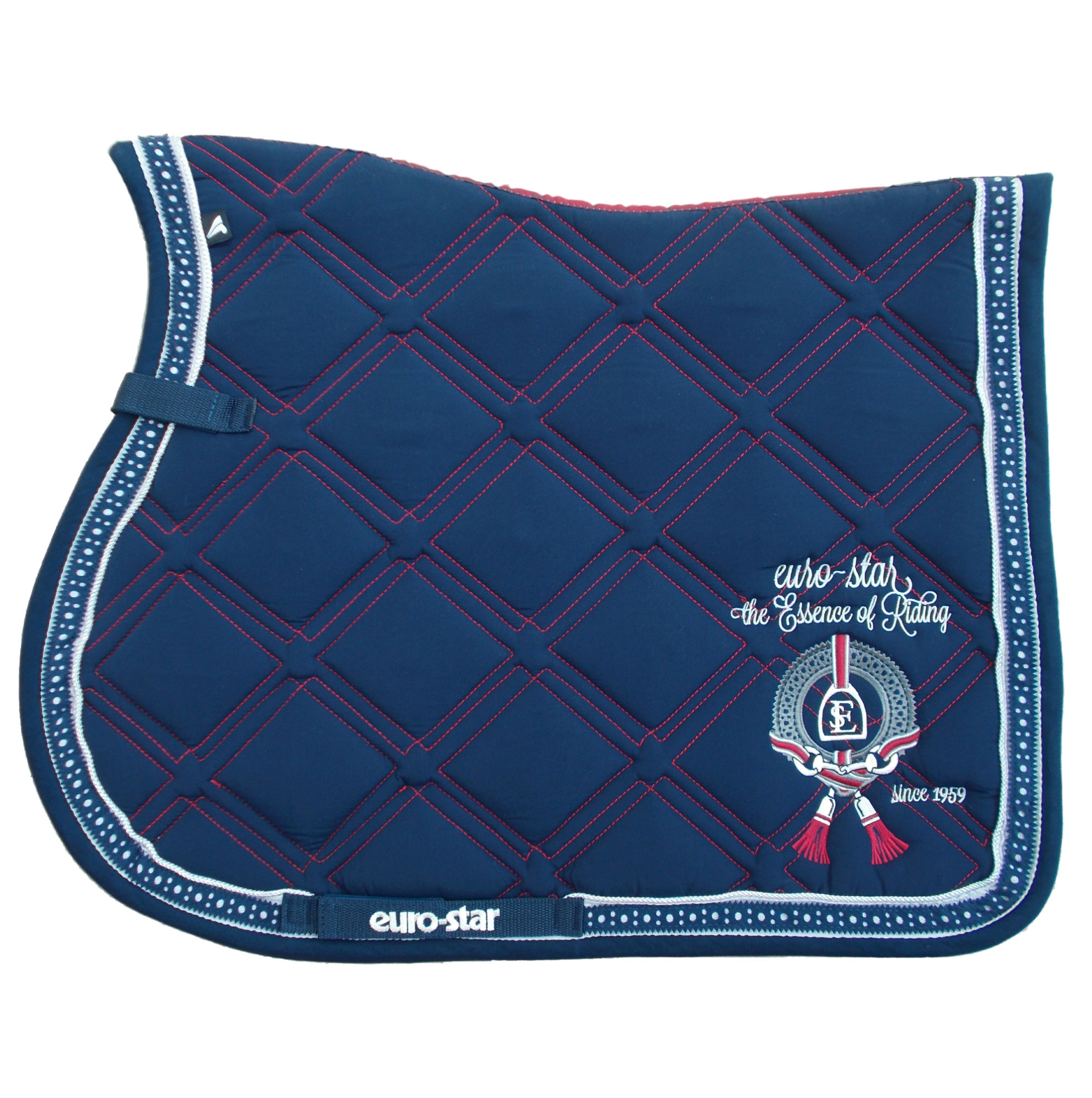 Euro-Star Schabracke Excellent 135, navy/red